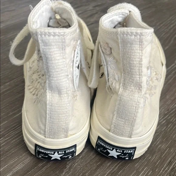 Converse Women's Floral Embroidered Sneakers - Picture 2 of 5